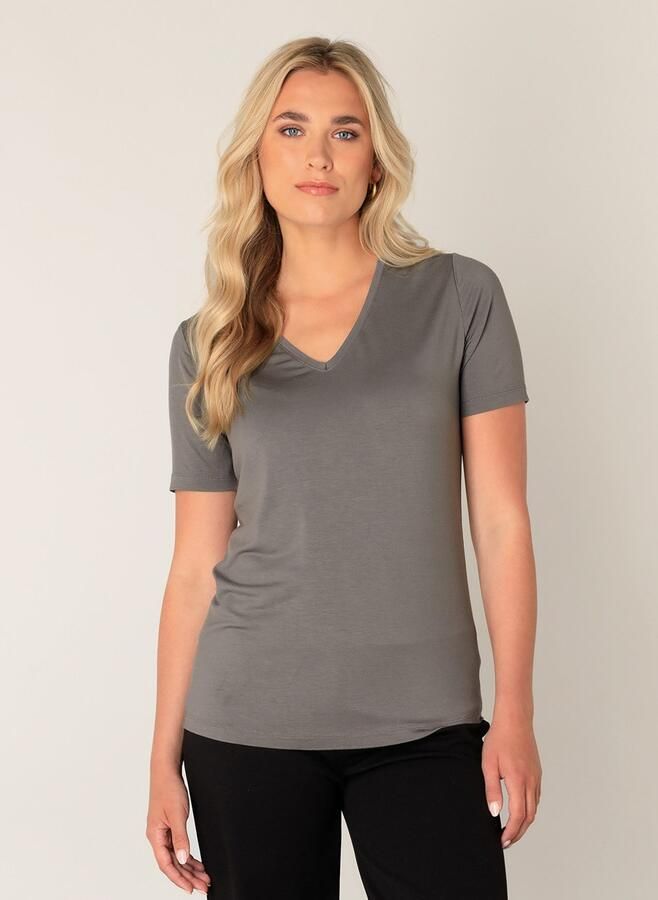 Base Level T-shirt Yanic met v-hals - Foto 2