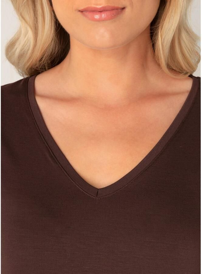 Base Level T-shirt Yanic met v-hals - Foto 2
