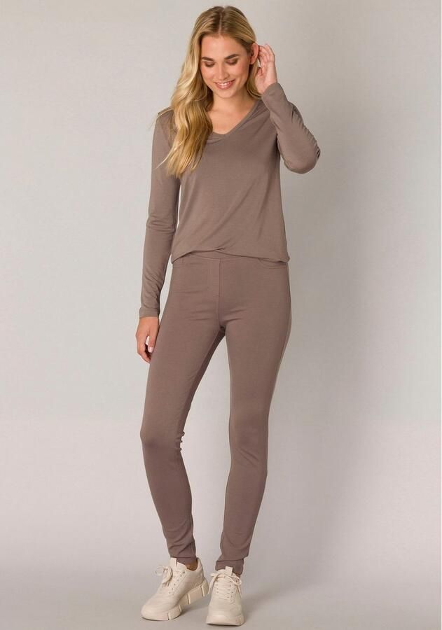 Base Level Tregging met elastische band en viscose - Foto 3