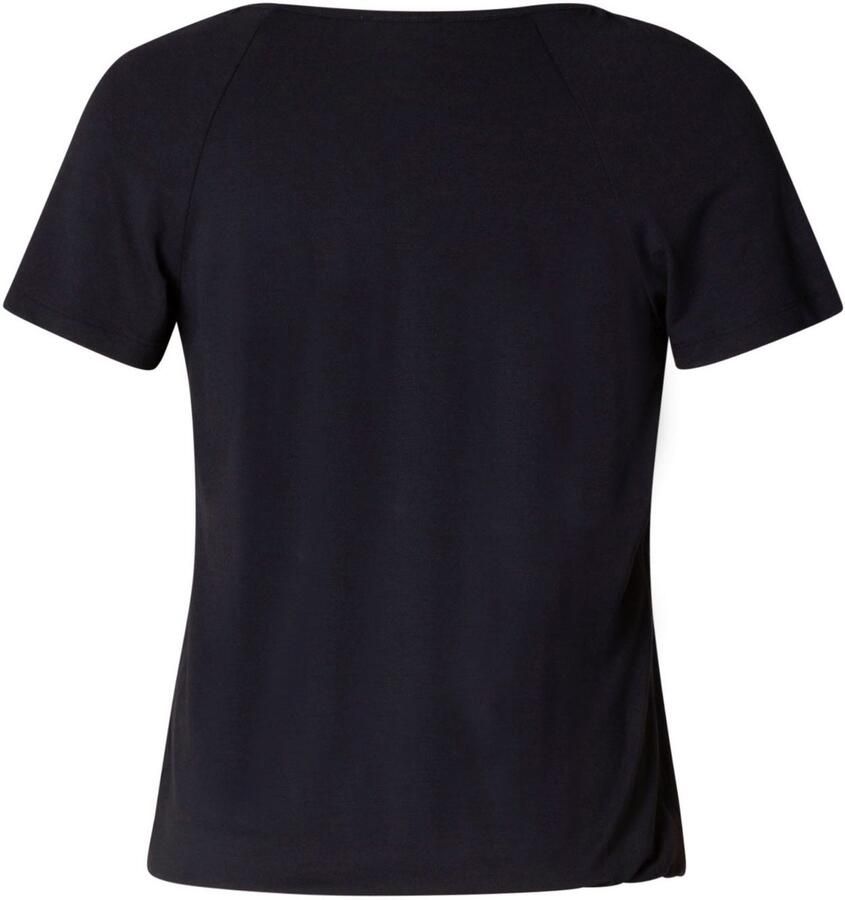 Base Level Curvy Ballonshirt Yoni met aangerimpelde ronde hals - Foto 5