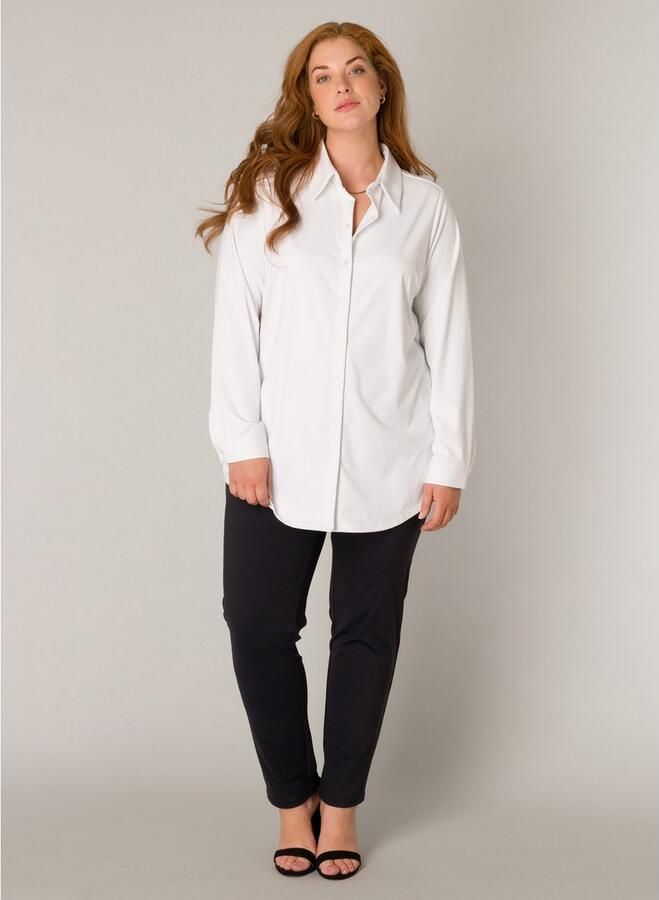 Base Level Curvy Blouse met lange mouwen Lara met stretch - Foto 2