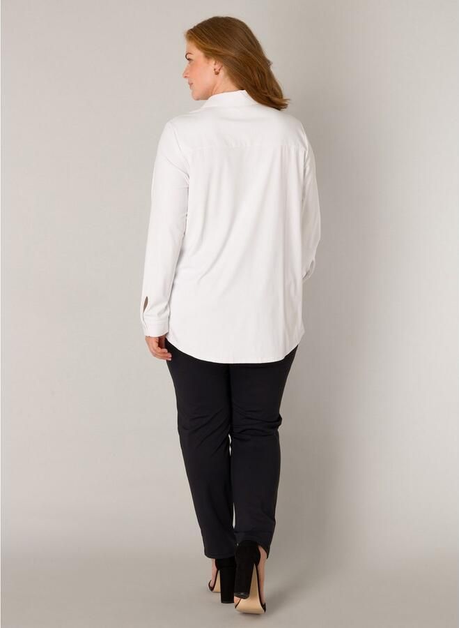 Base Level Curvy Blouse met lange mouwen Lara met stretch - Foto 3