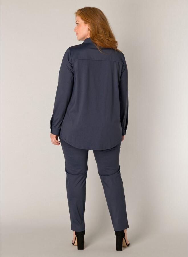 Base Level Curvy Blouse met lange mouwen Lara met stretch - Foto 5