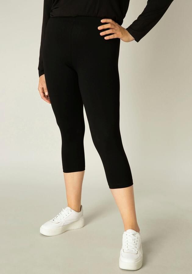 Base Level Curvy cropped basis legging Audrey zwart - Foto 13