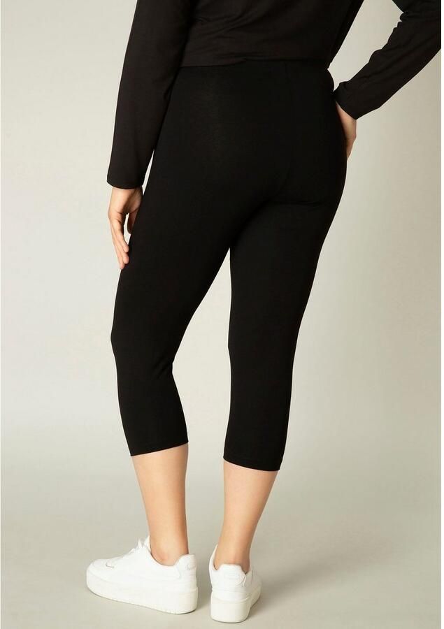 Base Level Curvy cropped basis legging Audrey zwart - Foto 8