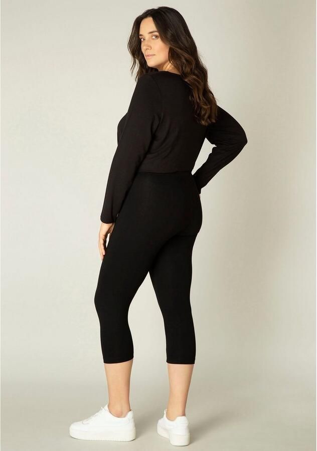 Base Level Curvy cropped basis legging Audrey zwart - Foto 11