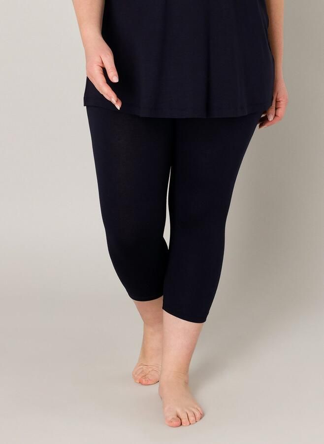 Base Level Curvy cropped basis legging Audrey donkerblauw - Foto 6
