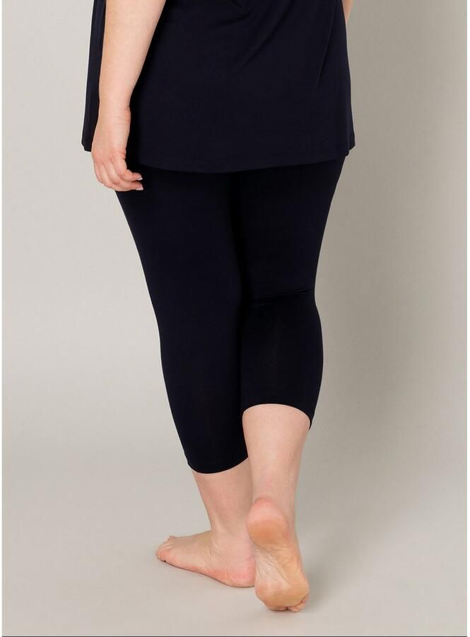 Base Level Curvy cropped basis legging Audrey donkerblauw - Foto 3