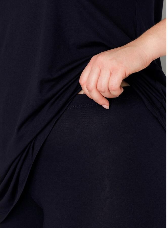 Base Level Curvy cropped basis legging Audrey donkerblauw - Foto 4