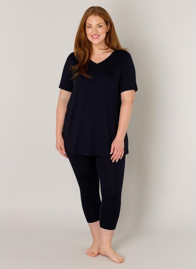 Base Level Curvy cropped basis legging Audrey donkerblauw - Foto 7