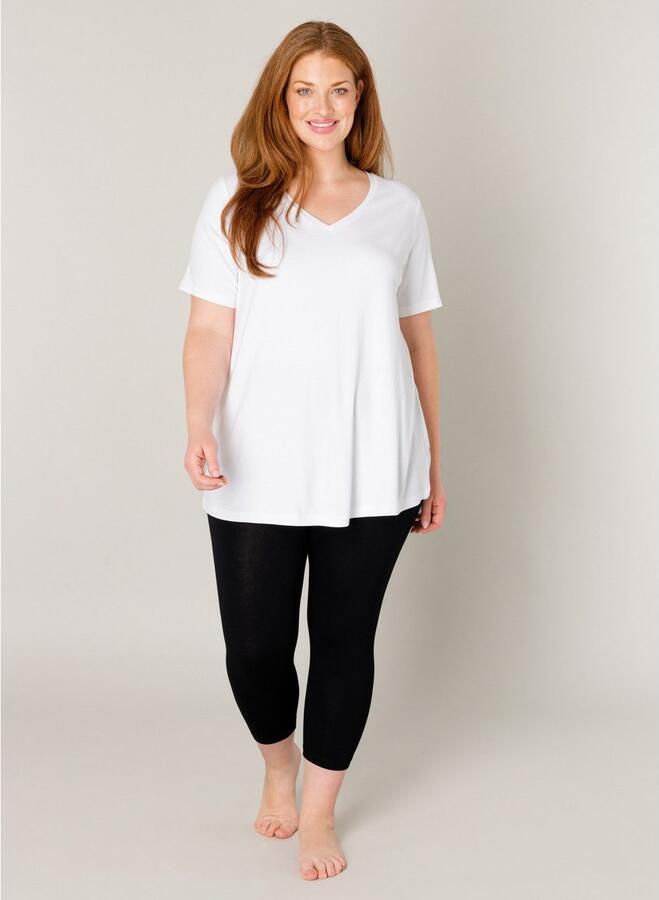 Base Level Curvy cropped basis legging Audrey zwart - Foto 6