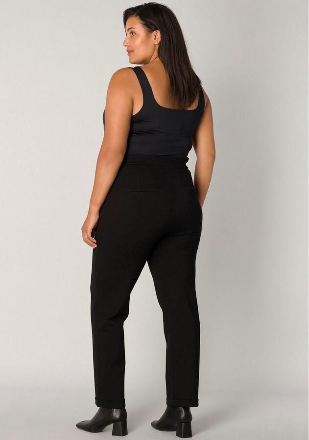 Base Level Curvy Jerseybroek met omslagzoom - Foto 2
