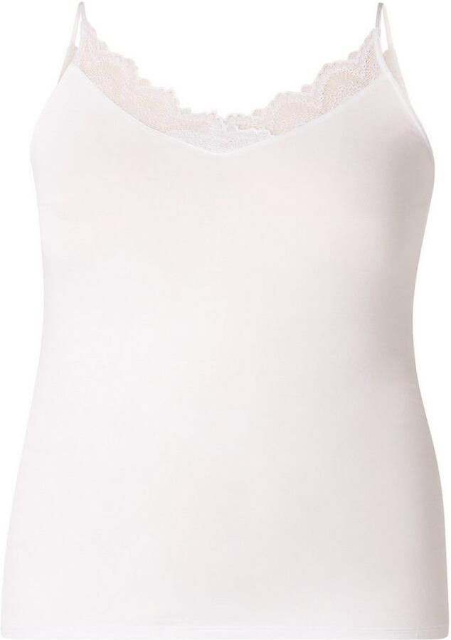 Base Level Curvy Kanten top met spaghettibandjes - Foto 5