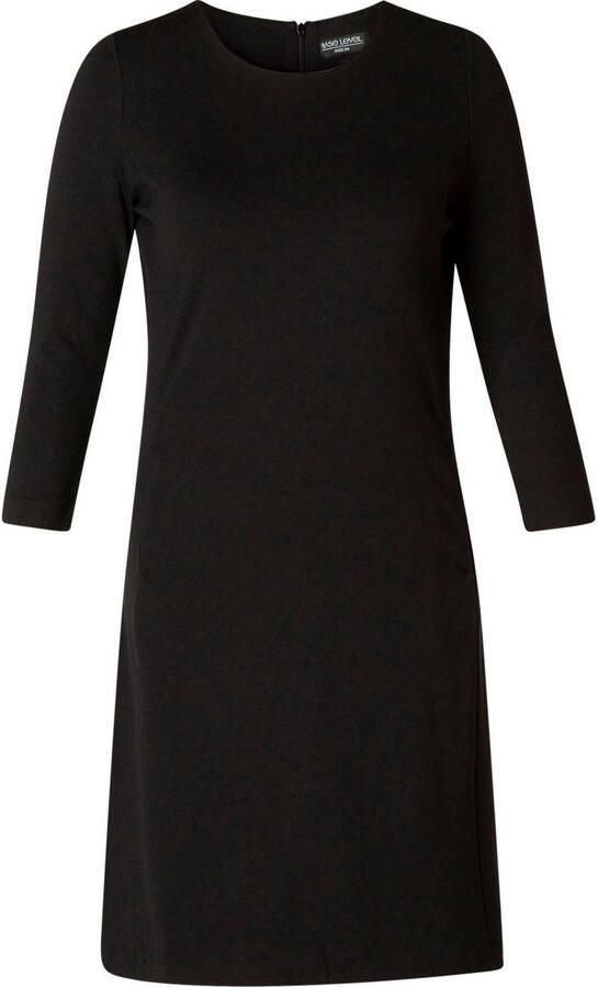 Base Level Curvy Kokerjurk Addy in vormvast viscosemix - Foto 5