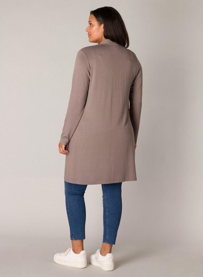 Base Level Curvy Lang vest Ayla Long Ruimvallende zachte tricotkwaliteit - Foto 3