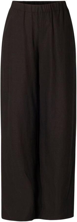 Base Level Curvy Linnen broek Yula Zomerbroek linnen-viscosemix met elastische tailleband - Foto 7