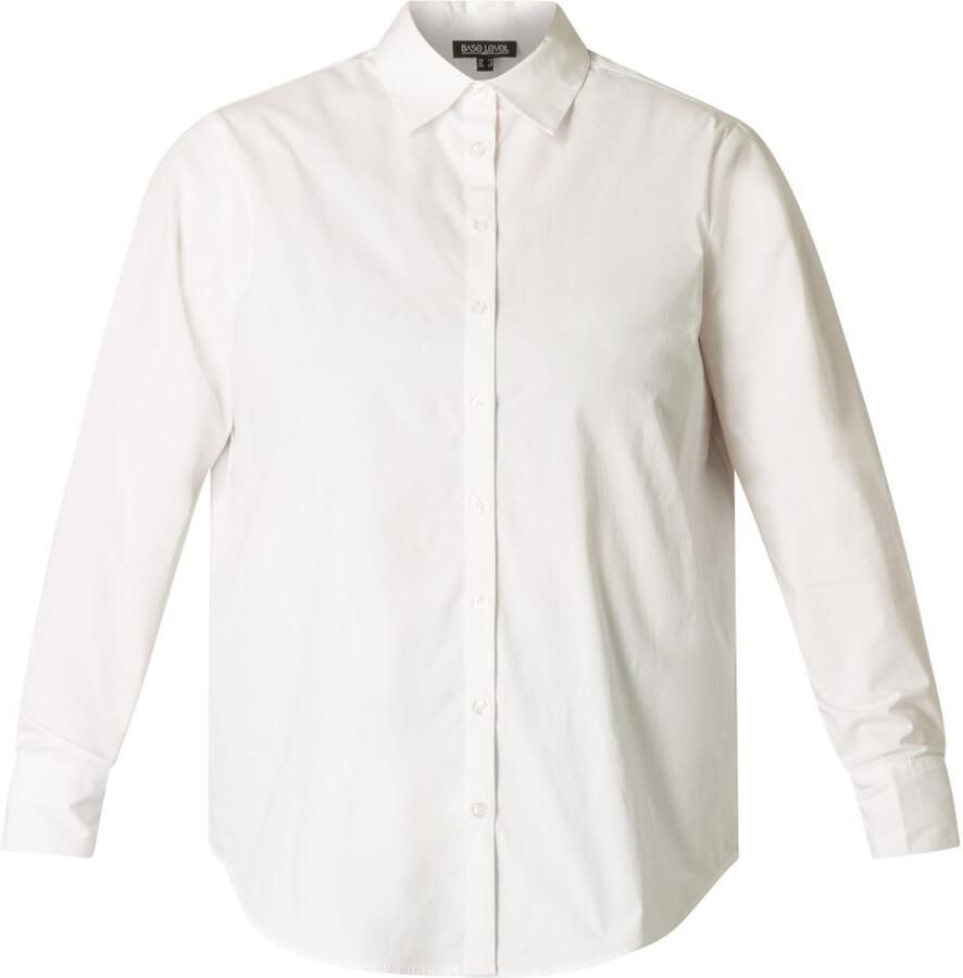Base Level Curvy Overhemdblouse in grote maten