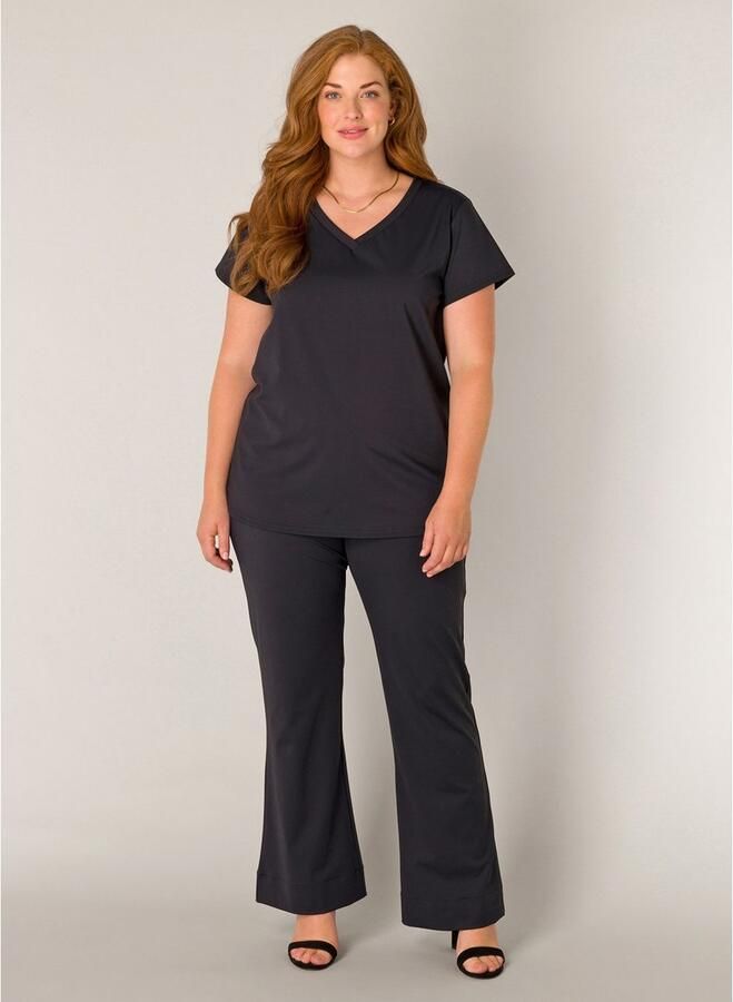 Base Level Curvy Shirt met V-hals Lilly met stretch - Foto 5