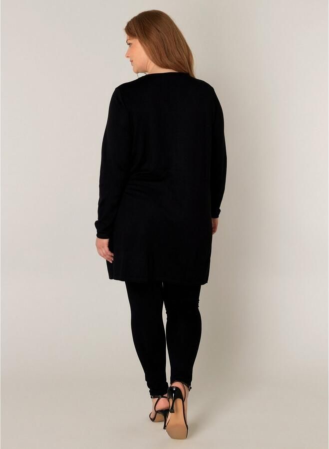 Base Level Curvy Trui met V-hals BAS-ANINE-LONG Fijntricotkwaliteit - Foto 5