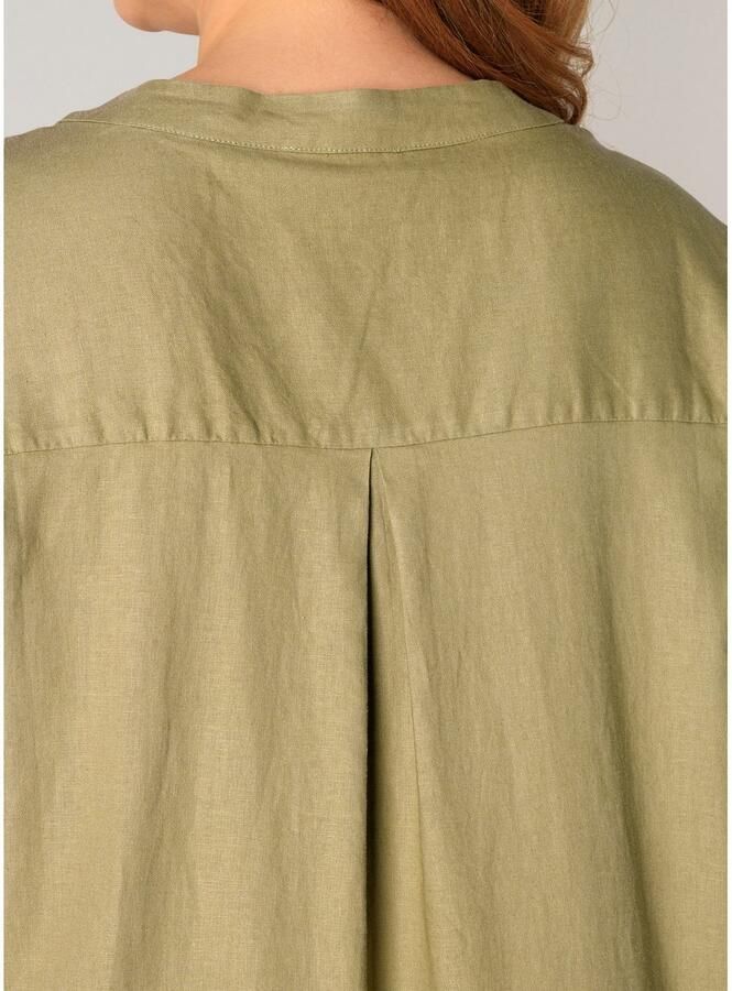 Base Level Curvy Tuniekjurk Yacinthe Zomerjurk met linnen - Foto 7