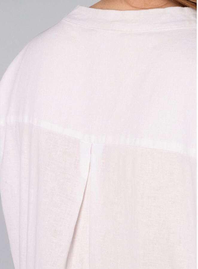 Base Level Curvy Tuniekjurk Yacinthe Zomerjurk met linnen - Foto 2