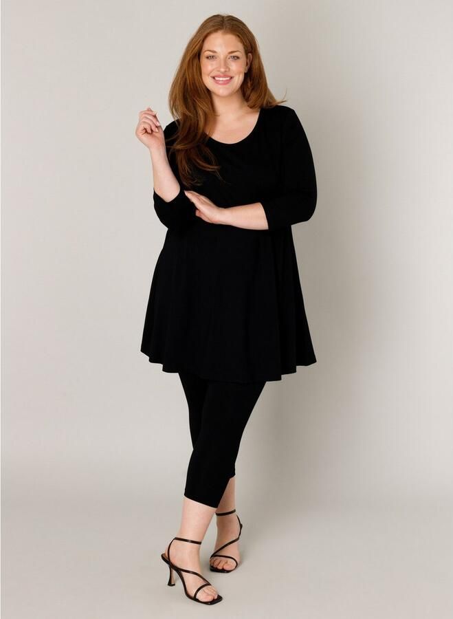 Base Level Curvy Tuniekshirt ARIA met een ronde hals - Foto 3