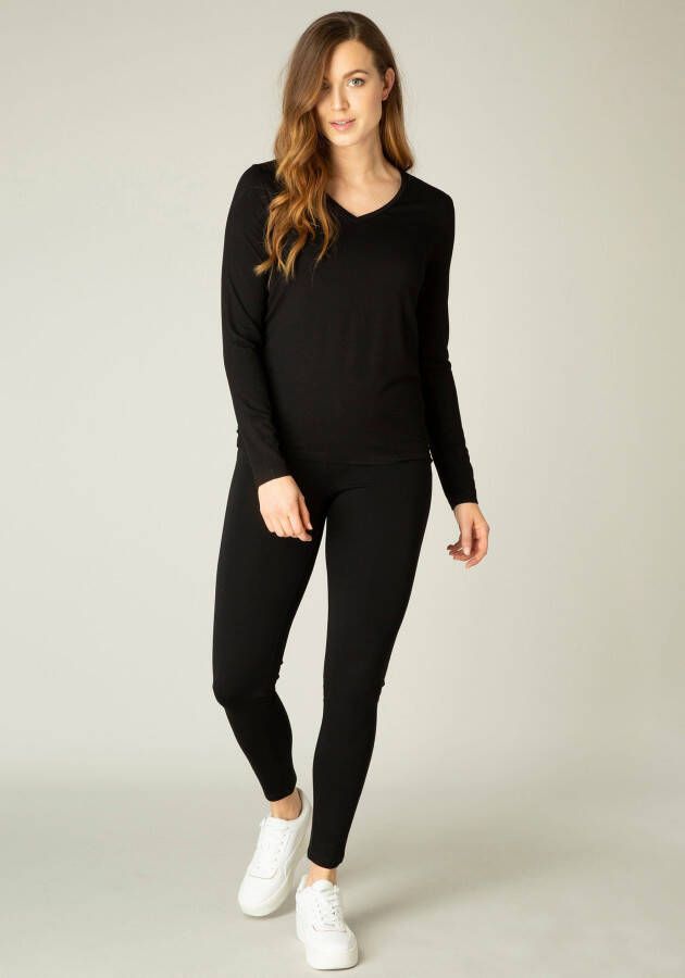 Base Level Shirt met lange mouwen Yare Klassiek aansluitend - Foto 3