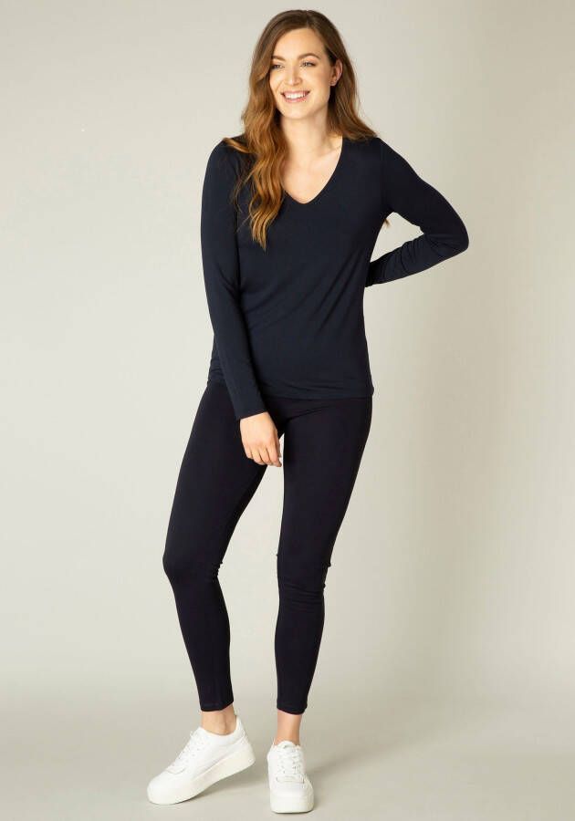 Base Level Shirt met lange mouwen Yare Klassiek aansluitend - Foto 4