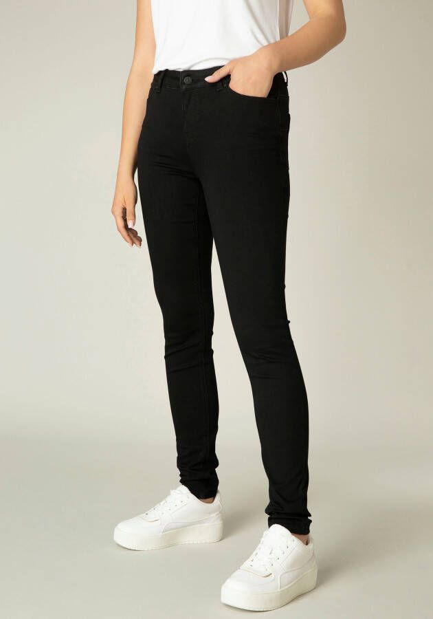 Base Level push-up slim fit jeans Joy zwart
