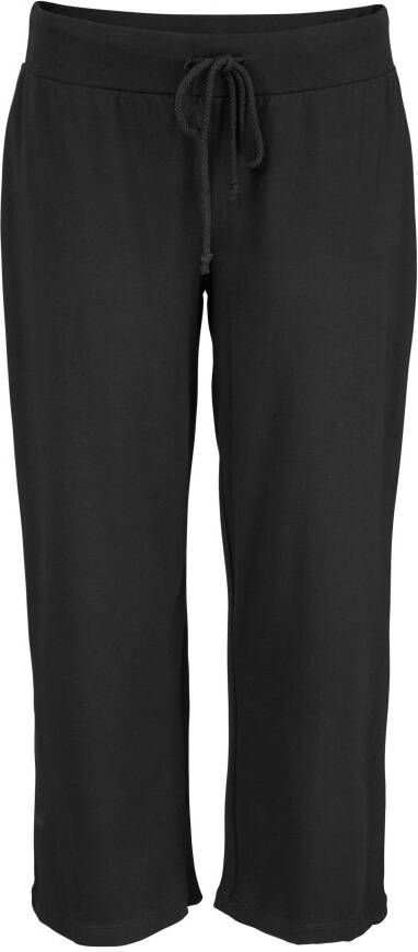 Beachtime 7 8-strandbroek van zachte jersey wide leg joggingbroek loungebroek