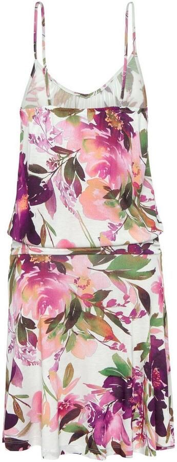 Beachtime Jerseyjurk met bloemenprint en subtiele plooien zomerjurk strandjurk - Foto 7