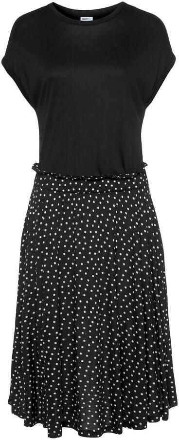 Beachtime Jerseyjurk met paperbag-tailleband en zakken printjurk zomers - Foto 4