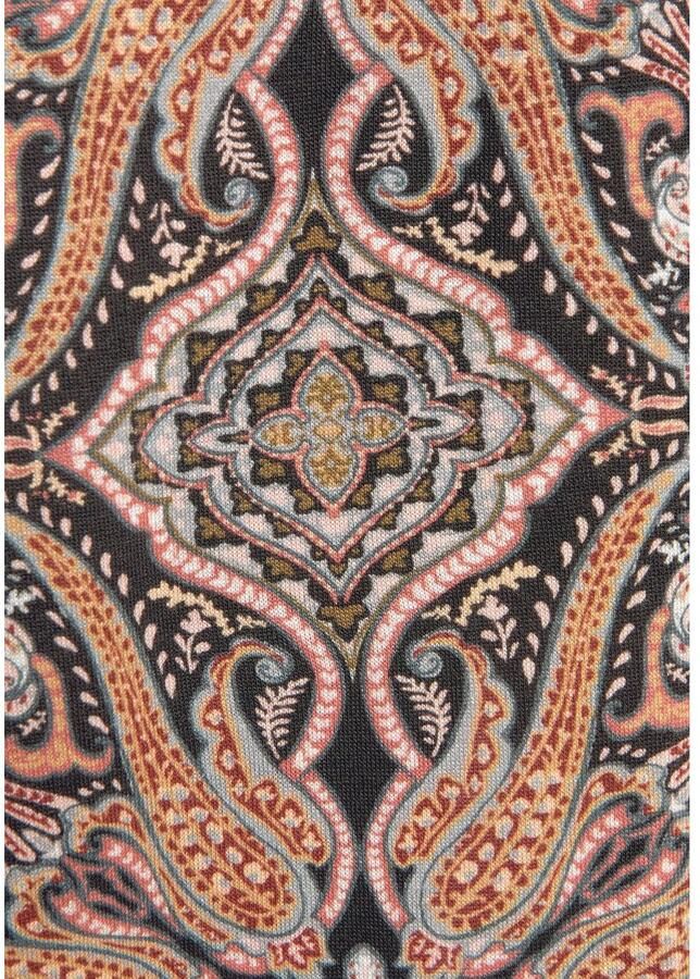 Beachtime Lange top met alloverprint en split zomerjurk strandjurk (set Met legging) - Foto 2