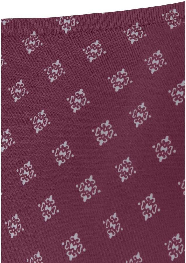 Beachtime Strandjurk met alloverprint zomerjurk van elastisch katoen