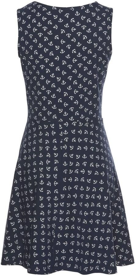 Beachtime Strandjurk met ankerprint zomerjurk van elastisch katoen - Foto 4