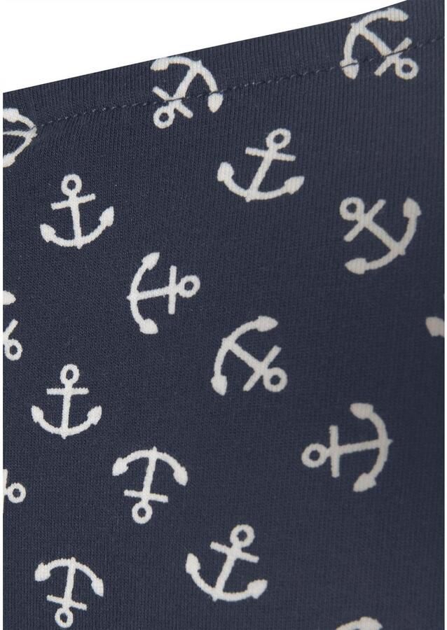 Beachtime Strandjurk met ankerprint zomerjurk van elastisch katoen - Foto 2