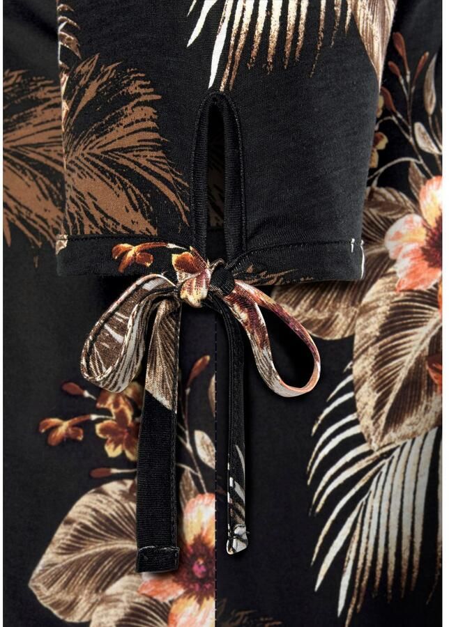 Beachtime Strandjurk met bandjes aan de mouwen en carmen-halslijn zomerjurk