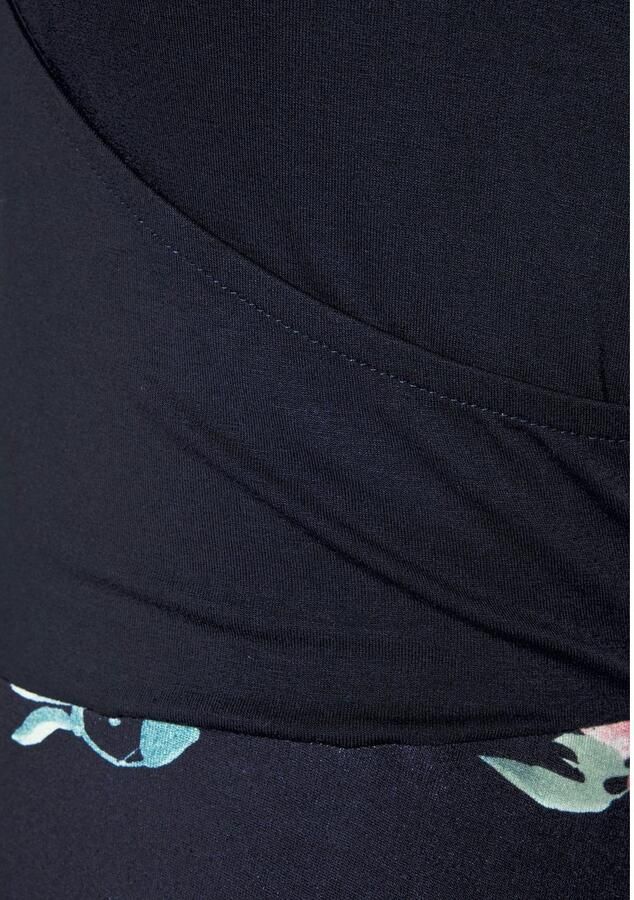 Beachtime Strandjurk met bedrukte rok zomerjurk in wikkellook jersey jurk - Foto 3