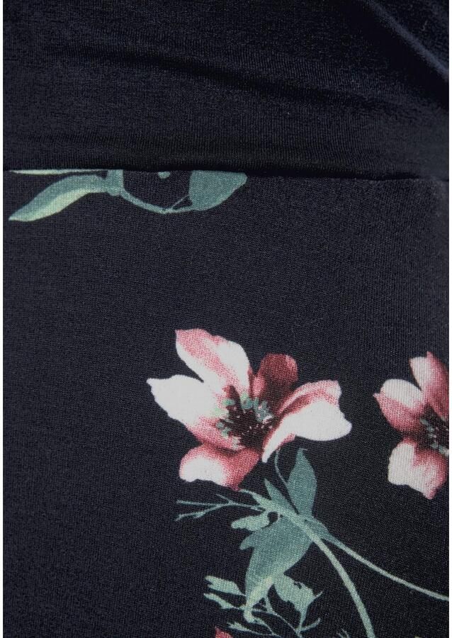 Beachtime Strandjurk met bedrukte rok zomerjurk in wikkellook jersey jurk - Foto 2