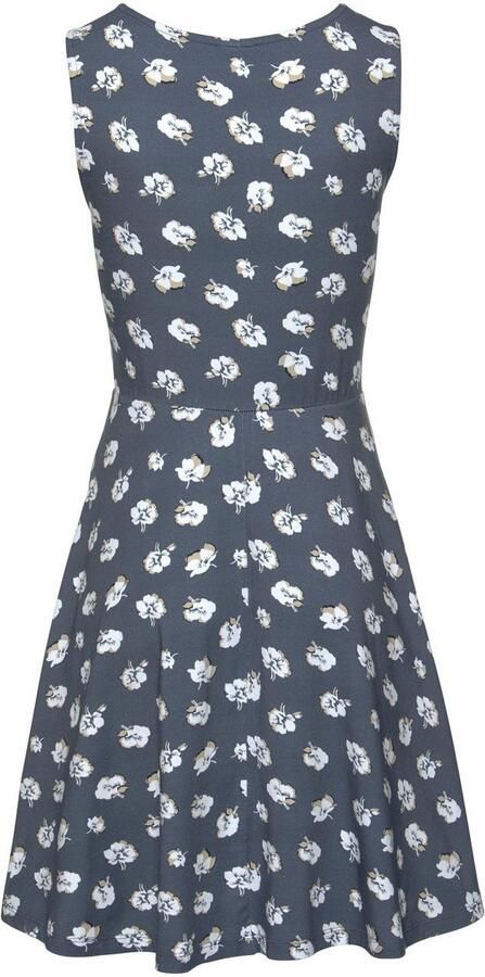 Beachtime Strandjurk met bloemenprint gemaakt van katoen mini jurk zomerjurk - Foto 4