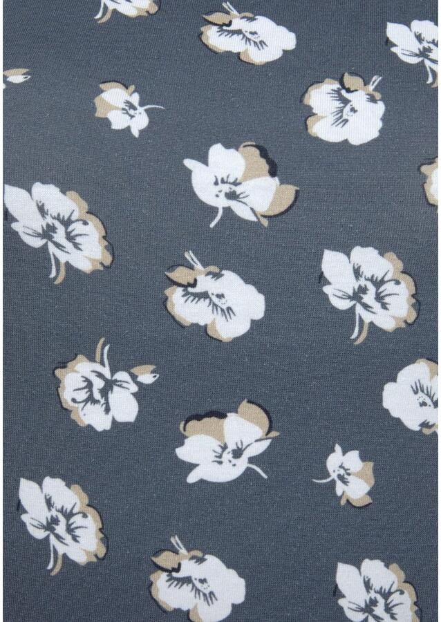 Beachtime Strandjurk met bloemenprint gemaakt van katoen mini jurk zomerjurk