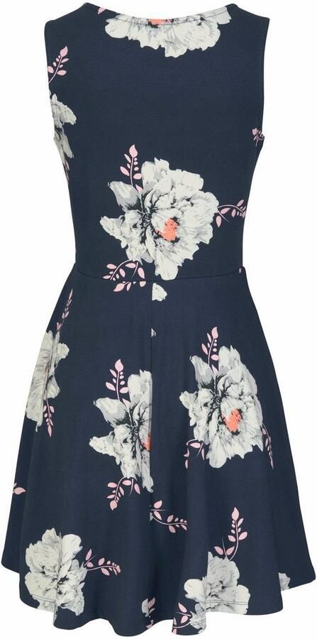 Beachtime Strandjurk met bloemenprint mini jurk katoenen zomerjurk - Foto 4