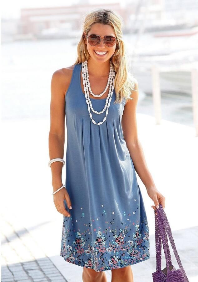 Beachtime Strandjurk met bloemenprint mini jurk zomerjurk strandjurk - Foto 4