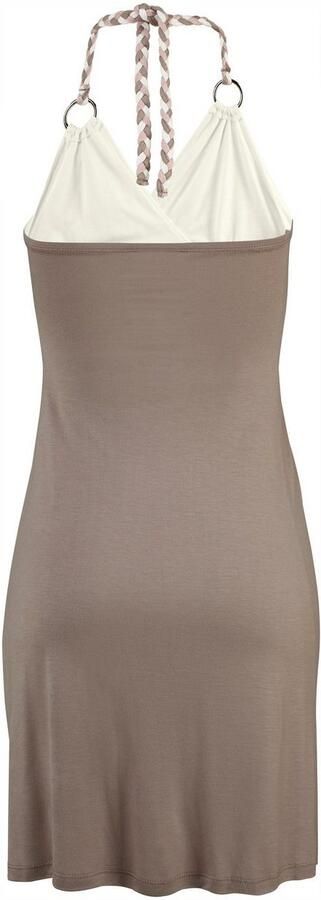 Beachtime Strandjurk met color blocking look halterjurk mini jurk - Foto 7