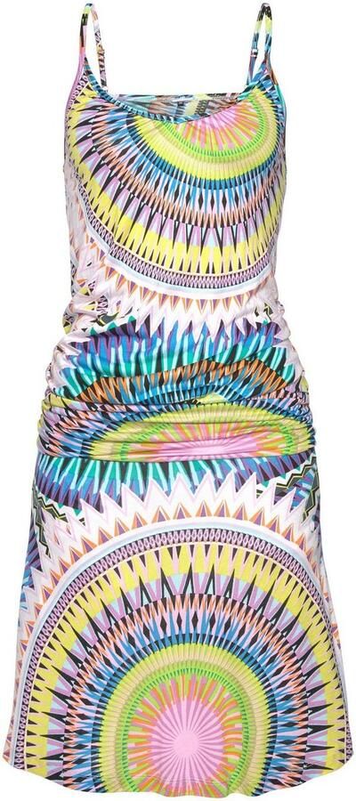 Beachtime Strandjurk met grafische print in etno-stijl kort zomerjurk - Foto 5