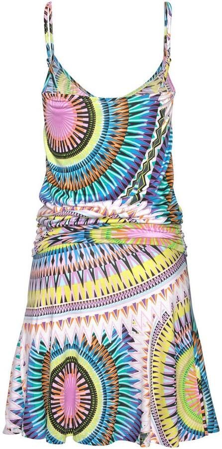 Beachtime Strandjurk met grafische print in etno-stijl kort zomerjurk - Foto 4