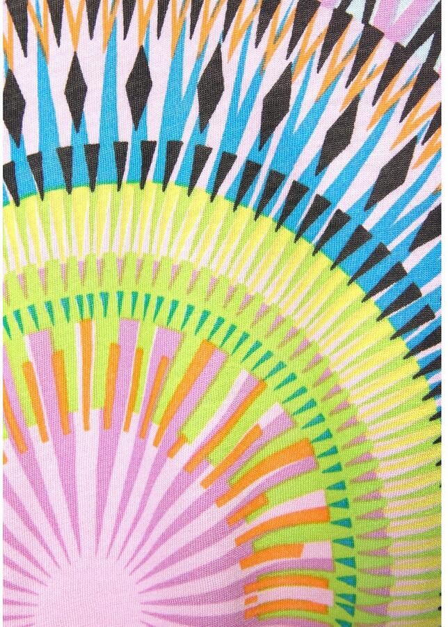 Beachtime Strandjurk met grafische print in etno-stijl kort zomerjurk