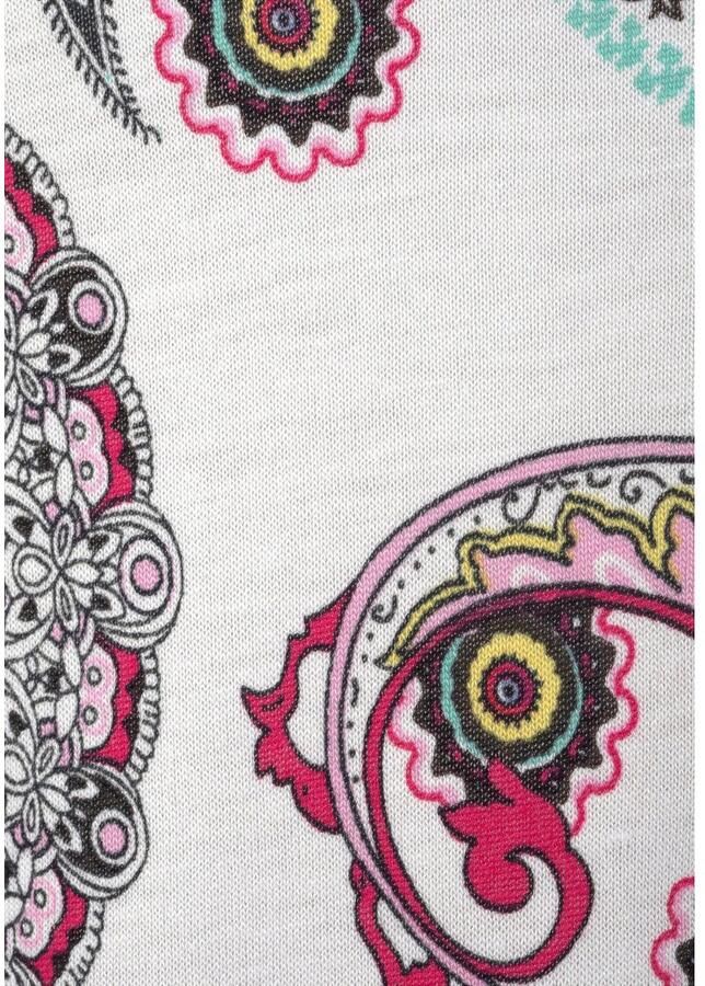 Beachtime Strandjurk met paisley motief in loose fit mini jurk zomerjurk