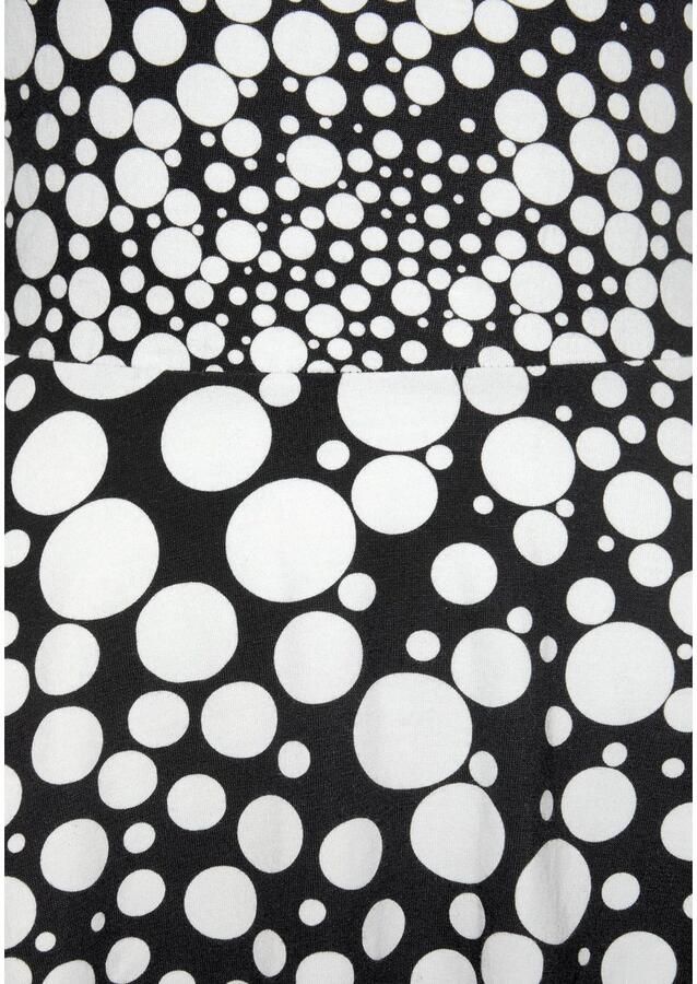 Beachtime Strandjurk met stippenprint zomerjurk van elastische katoen