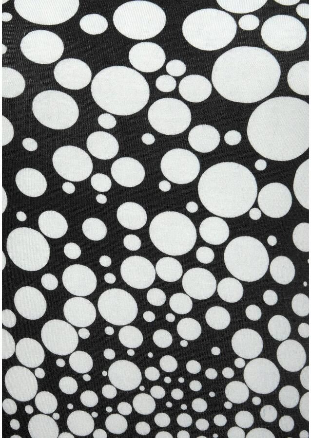 Beachtime Strandjurk met stippenprint zomerjurk van elastische katoen - Foto 2